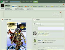 Tablet Screenshot of crabking.deviantart.com