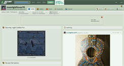 Desktop Screenshot of moonlightflower99.deviantart.com