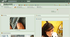 Desktop Screenshot of pandaloveheidi.deviantart.com