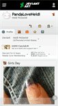 Mobile Screenshot of pandaloveheidi.deviantart.com