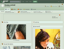 Tablet Screenshot of pandaloveheidi.deviantart.com