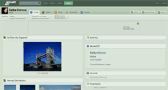 Desktop Screenshot of katka-horova.deviantart.com