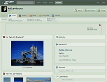 Tablet Screenshot of katka-horova.deviantart.com
