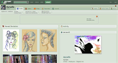 Desktop Screenshot of myryelfe.deviantart.com