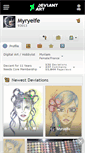 Mobile Screenshot of myryelfe.deviantart.com