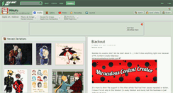 Desktop Screenshot of misuru.deviantart.com