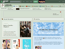 Tablet Screenshot of lollidrella.deviantart.com