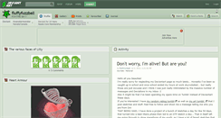 Desktop Screenshot of fluffyfuzzball.deviantart.com