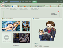 Tablet Screenshot of nrrork.deviantart.com