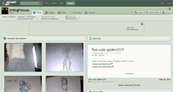 Desktop Screenshot of dritingprincess.deviantart.com