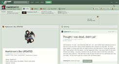 Desktop Screenshot of maelstrom14.deviantart.com