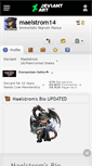 Mobile Screenshot of maelstrom14.deviantart.com