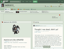 Tablet Screenshot of maelstrom14.deviantart.com