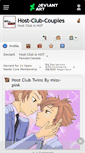 Mobile Screenshot of host-club-couples.deviantart.com