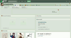 Desktop Screenshot of mynameisgeena.deviantart.com