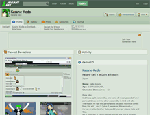 Tablet Screenshot of kasane-kedo.deviantart.com