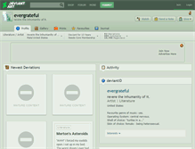 Tablet Screenshot of evergrateful.deviantart.com