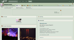 Desktop Screenshot of mansonlovers.deviantart.com