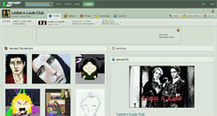 Desktop Screenshot of lestat-x-louis-club.deviantart.com