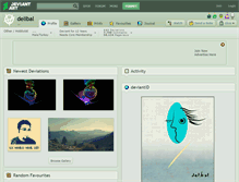 Tablet Screenshot of delibal.deviantart.com