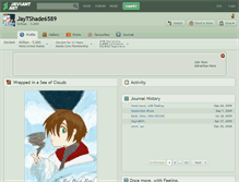 Tablet Screenshot of jaytshade6589.deviantart.com