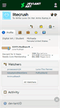 Mobile Screenshot of litecrush.deviantart.com