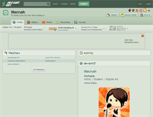 Tablet Screenshot of litecrush.deviantart.com