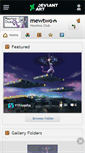 Mobile Screenshot of mewtwo.deviantart.com