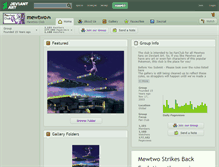 Tablet Screenshot of mewtwo.deviantart.com