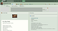 Desktop Screenshot of luminescent-rose.deviantart.com