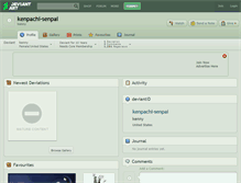 Tablet Screenshot of kenpachi-senpai.deviantart.com
