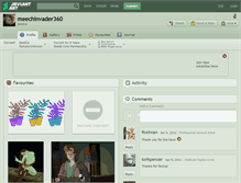 Tablet Screenshot of meechinvader360.deviantart.com