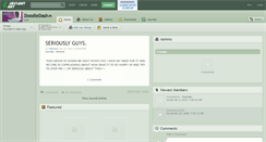 Desktop Screenshot of doodledash.deviantart.com