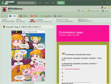 Tablet Screenshot of bipinkbunny.deviantart.com