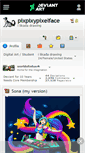 Mobile Screenshot of pixpixypixelface.deviantart.com