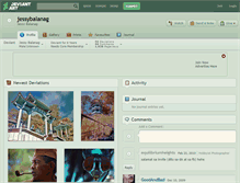 Tablet Screenshot of jessybalanag.deviantart.com