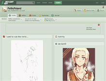 Tablet Screenshot of felikspoland.deviantart.com
