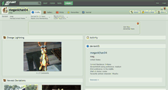 Desktop Screenshot of meganichan04.deviantart.com