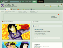 Tablet Screenshot of naruxhina-club.deviantart.com