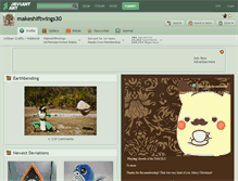 Tablet Screenshot of makeshiftwings30.deviantart.com