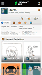 Mobile Screenshot of l3erto.deviantart.com