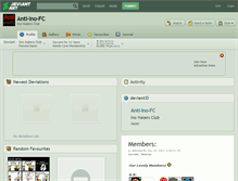 Tablet Screenshot of anti-ino-fc.deviantart.com