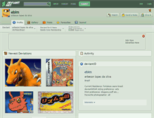 Tablet Screenshot of ebim.deviantart.com