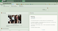 Desktop Screenshot of dandelionburdock.deviantart.com