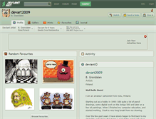 Tablet Screenshot of devart2009.deviantart.com