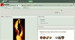 Desktop Screenshot of jaxspider.deviantart.com