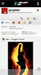Mobile Screenshot of jaxspider.deviantart.com