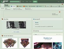Tablet Screenshot of fexes.deviantart.com