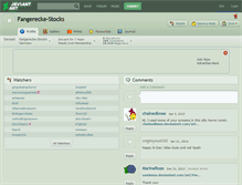 Tablet Screenshot of fangerecke-stocks.deviantart.com