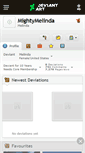 Mobile Screenshot of mightymelinda.deviantart.com